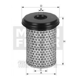 C321500 Фильтр воздушный Mann Filter